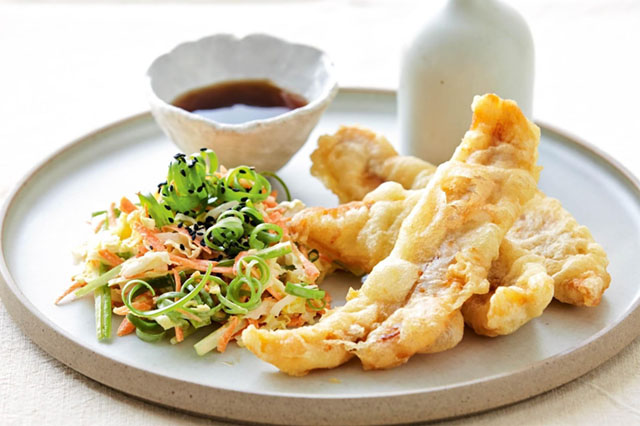 huong vi cua tempura khien thuc khach me man