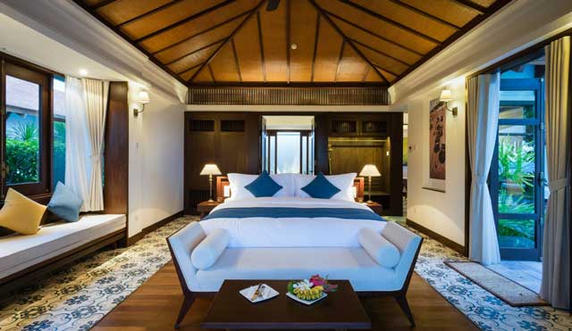 Phòng ngủ sang trọng, ấm cúng của The Anam Resort