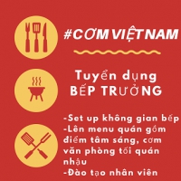 Tuyển Dụng Bếp Trưởng  Bếp Việt